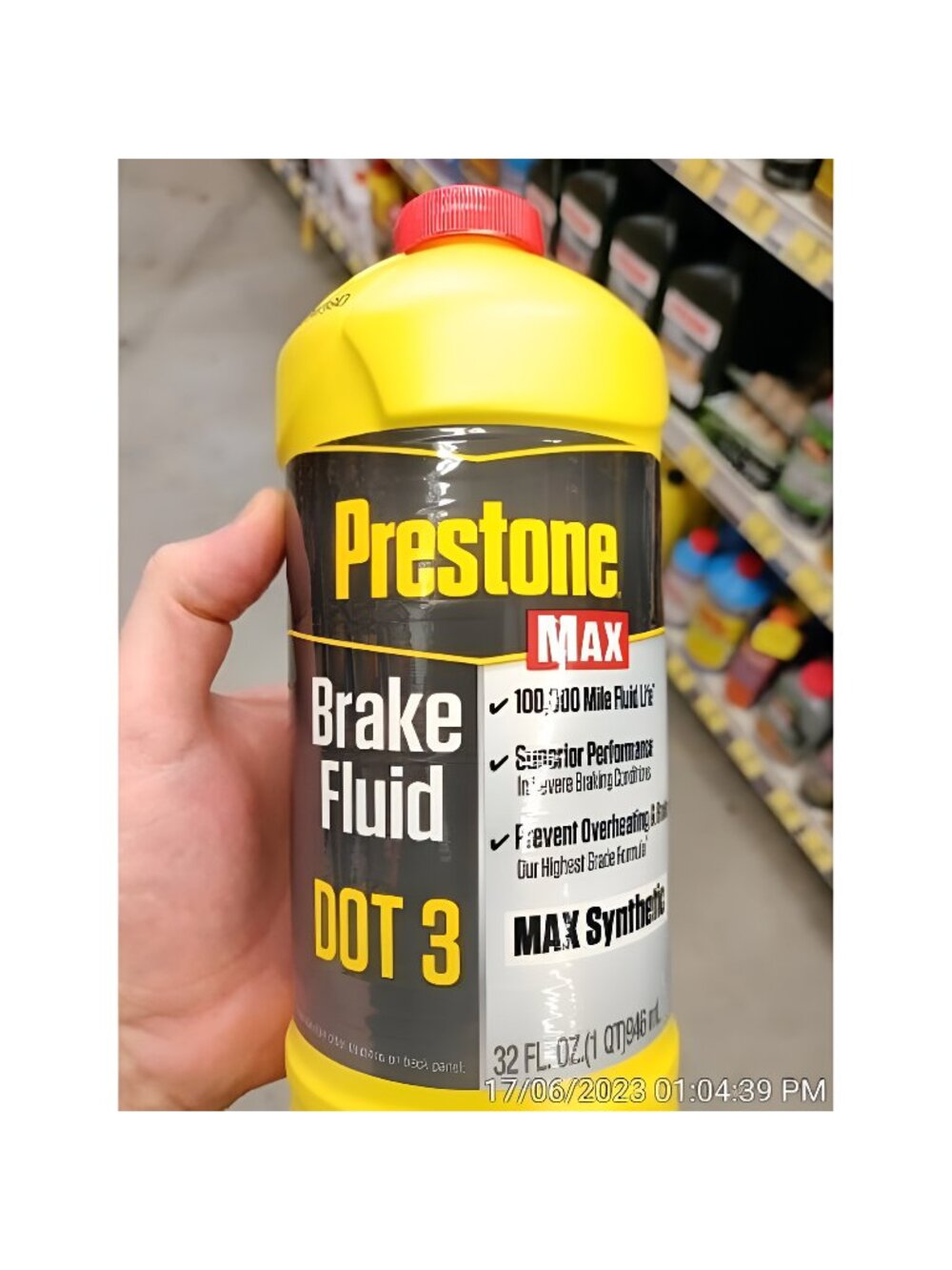 Synthetic Brake Fluid - 32 oz.